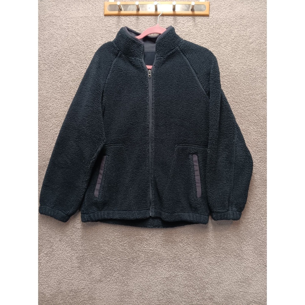 Great Northern Sherpa Fleece Full Zip Jacket Navy Blue Women‎ XL Men L Warm